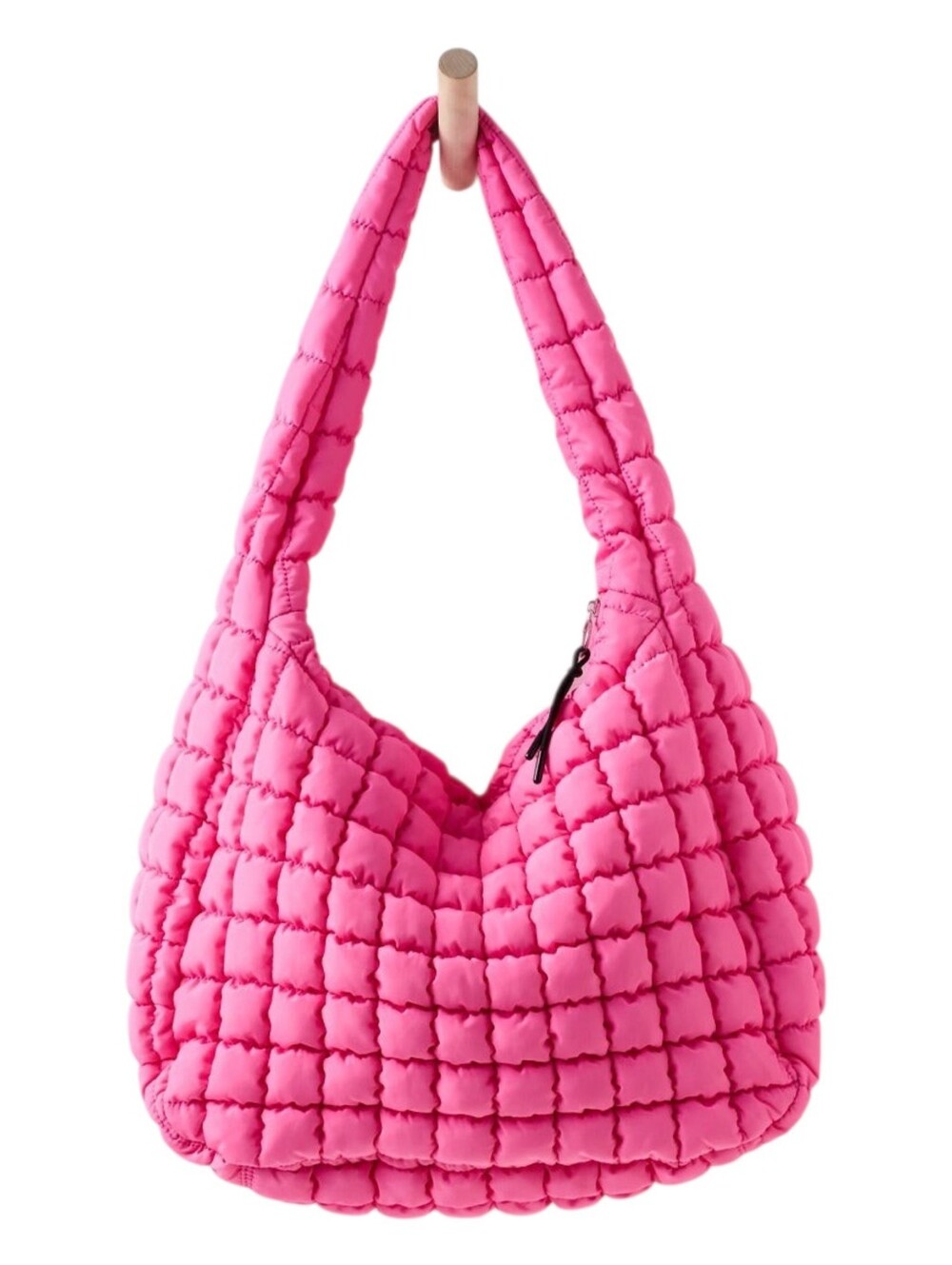 FP Movement Quilted Carryall Puffer Tote Bag Bubblegum Pink Oversized NWT - Picture 2 of 13